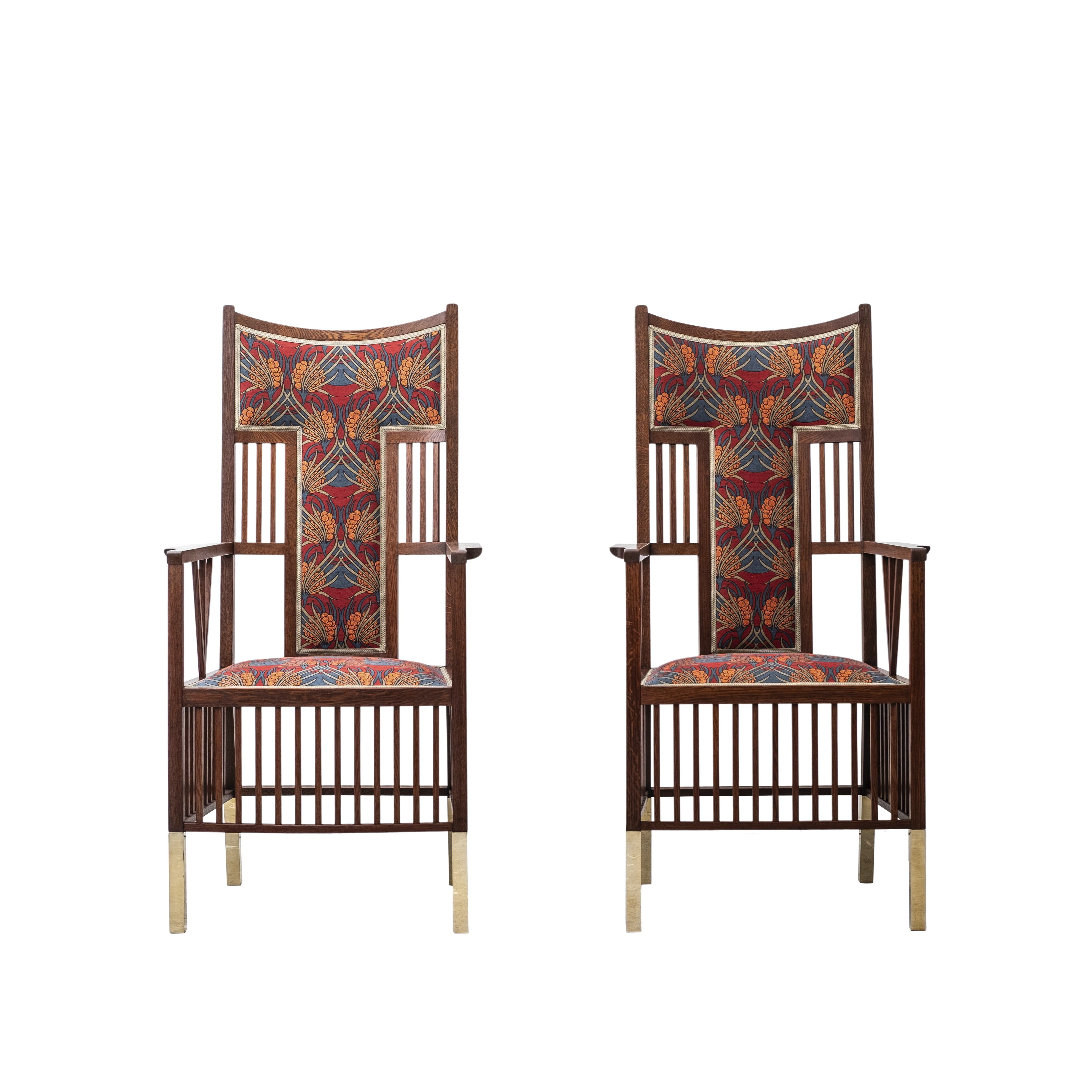 Pair of Armchairs from the II Secession Exhibition